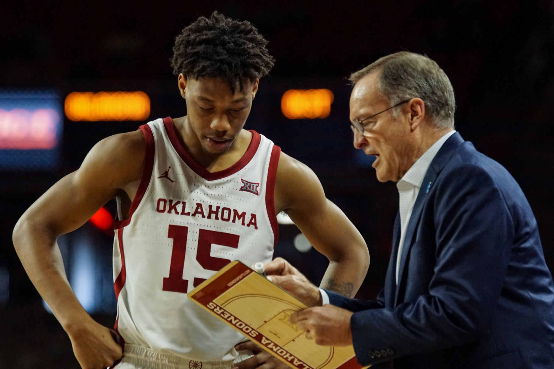 Alondes Williams and Lon Kruger